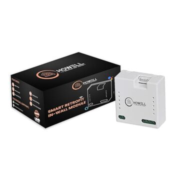 HOWELL WiFi 4 Node Smart Switch, Retro Fit with Manual Control |